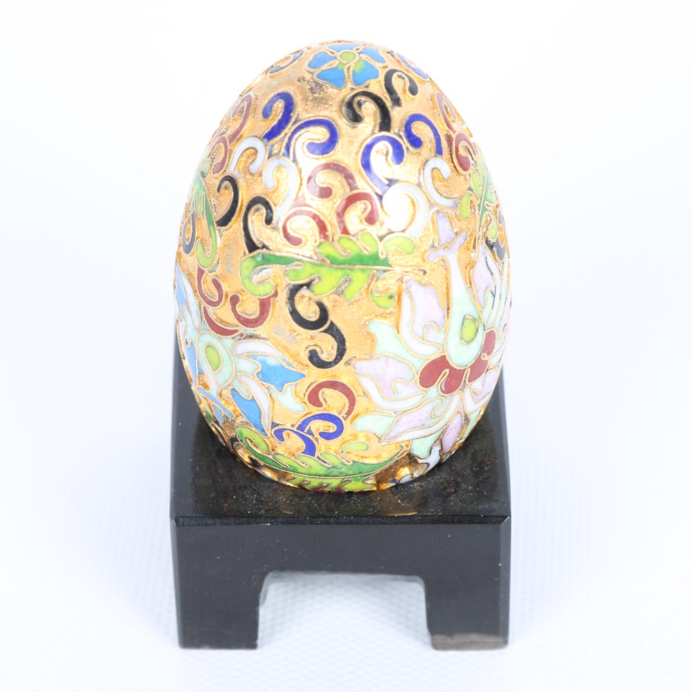 Chinese Cloisonné Egg