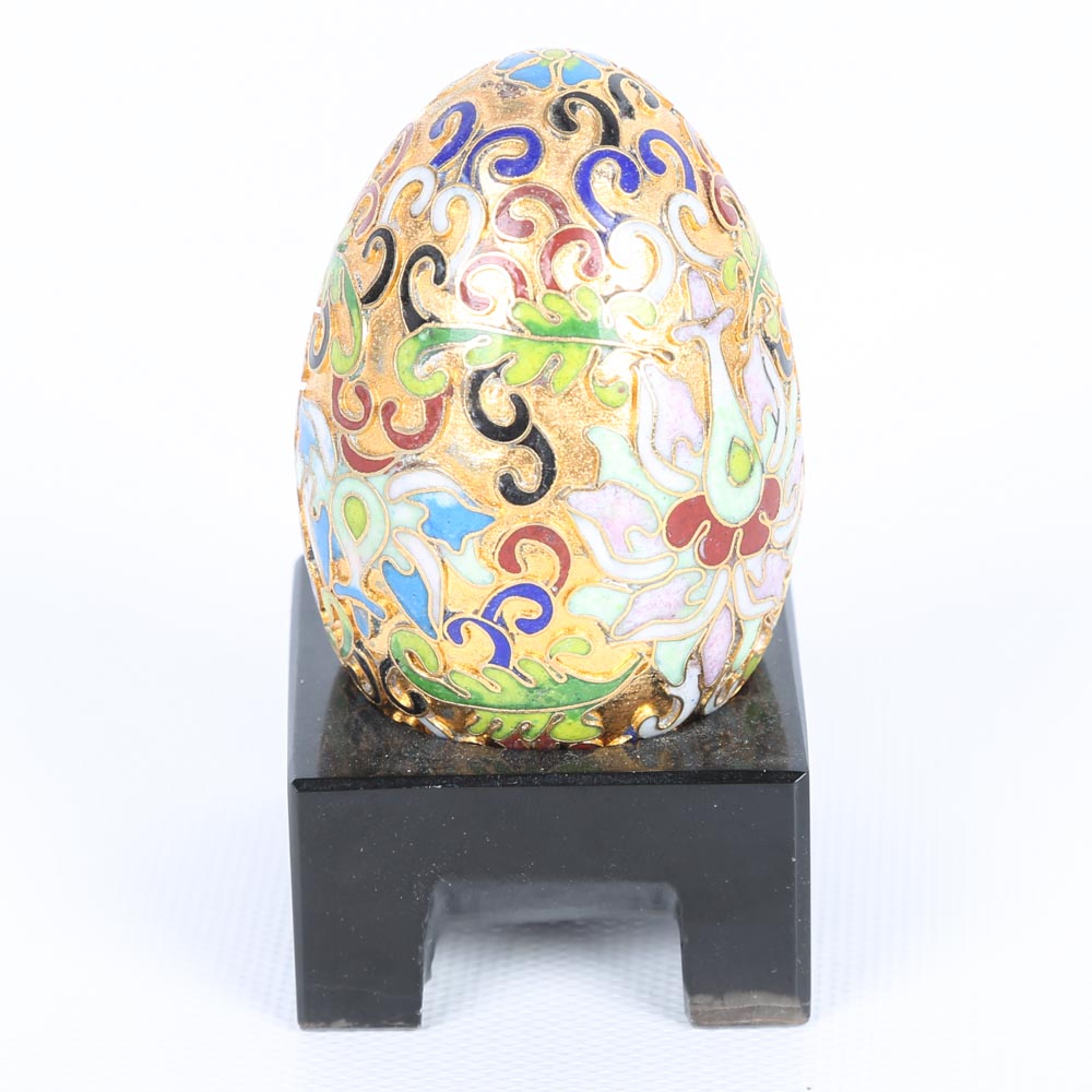 Chinese Cloisonné Egg