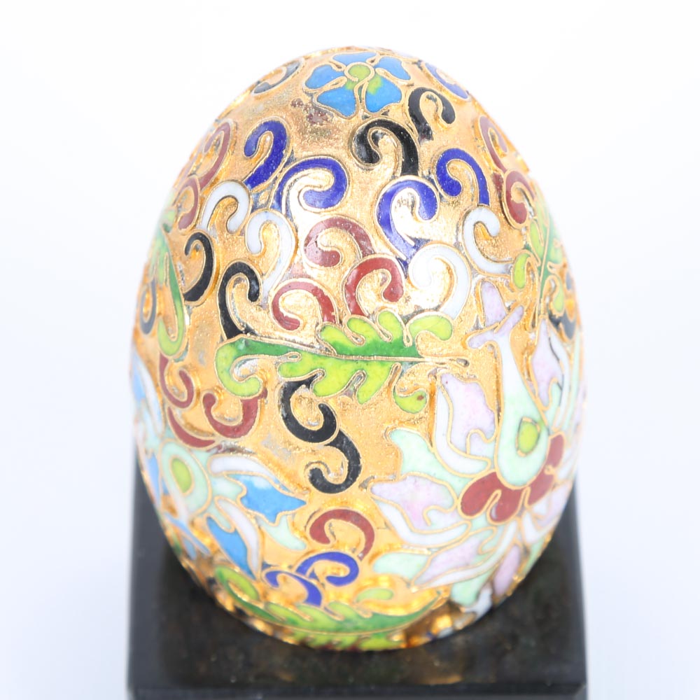 Chinese Cloisonné Egg
