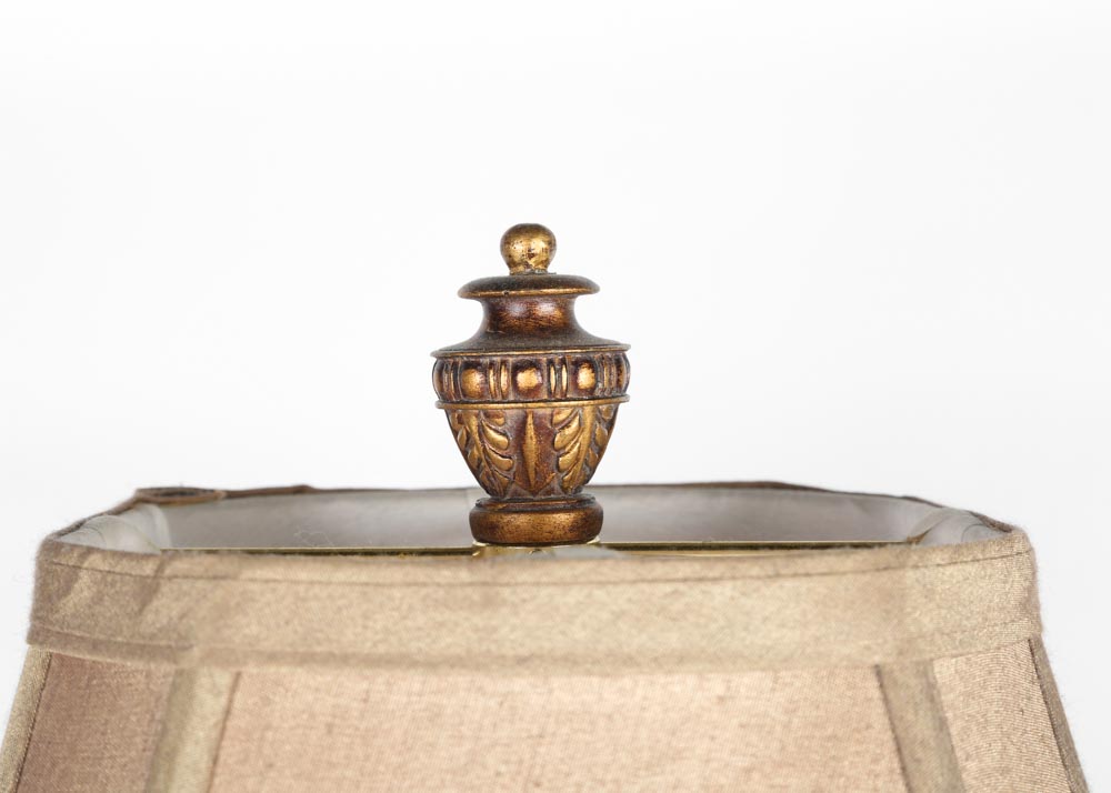 Brass Candlestick Lamp