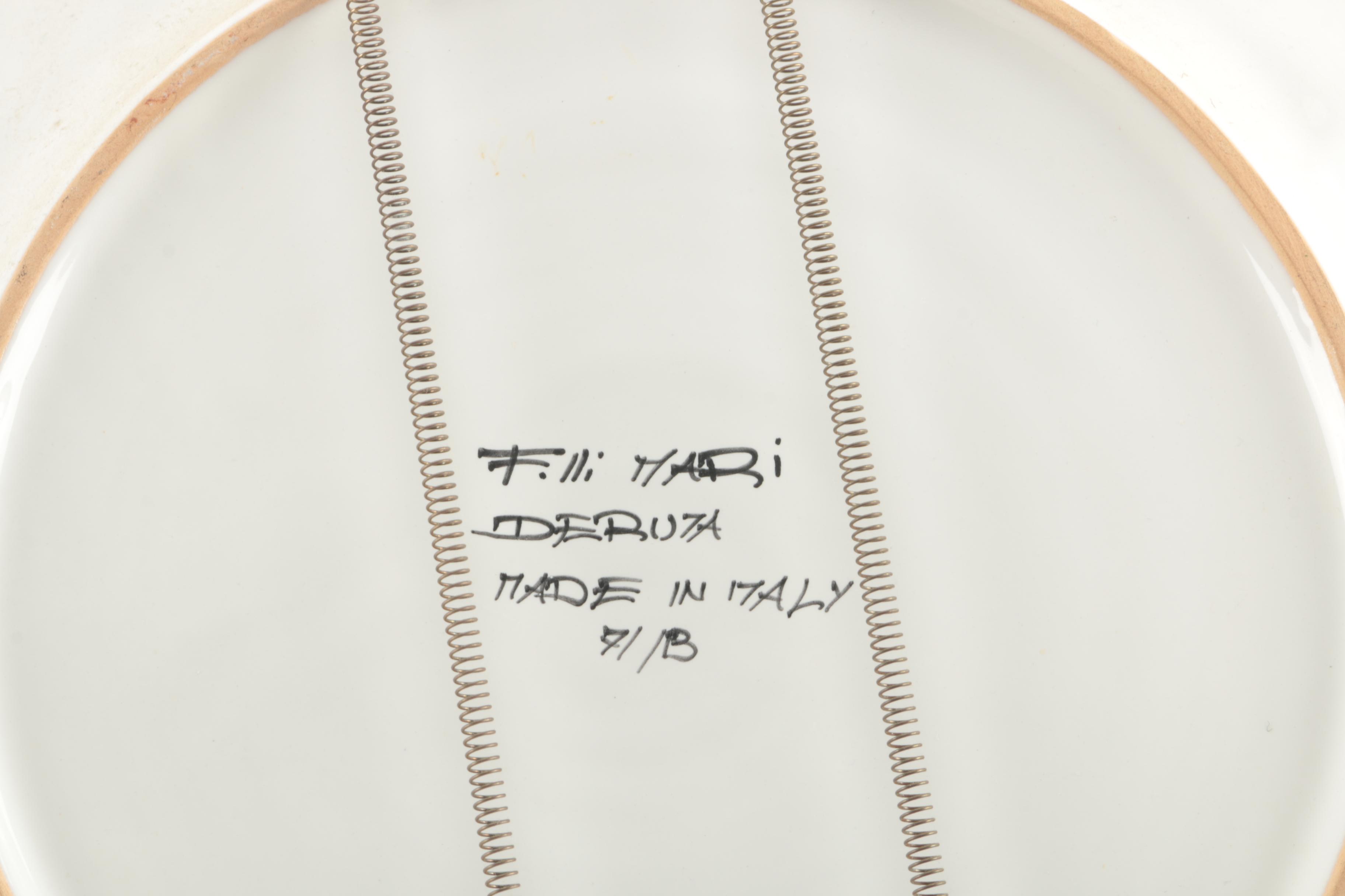 Pair of Decorative Plates Including Deruta