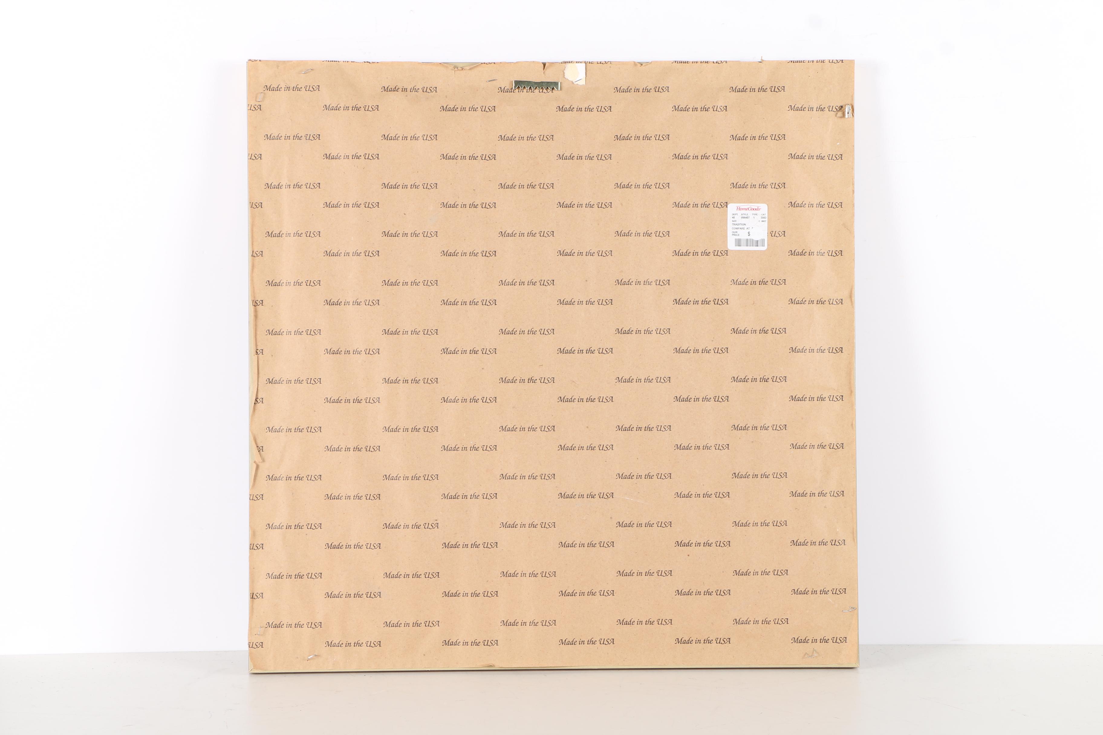 Offset Lithograph Map of Western Hemisphere