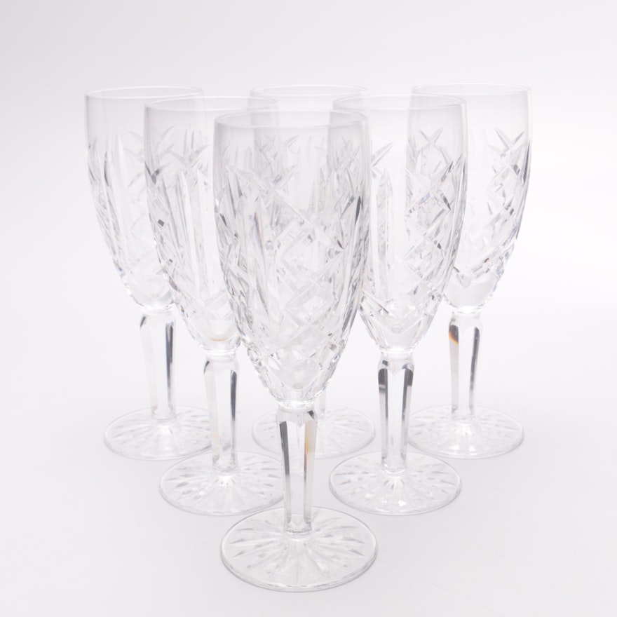 Waterford Crystal "Glengarriff" Champagne Flutes