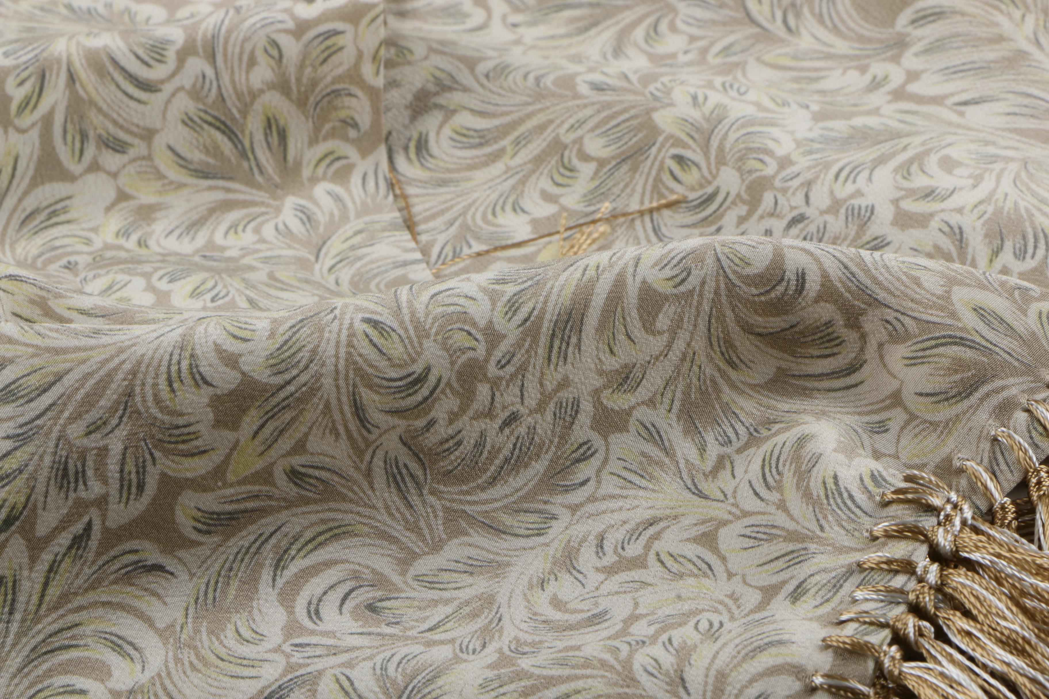 Silk Fringe Scarves Including Pazuki