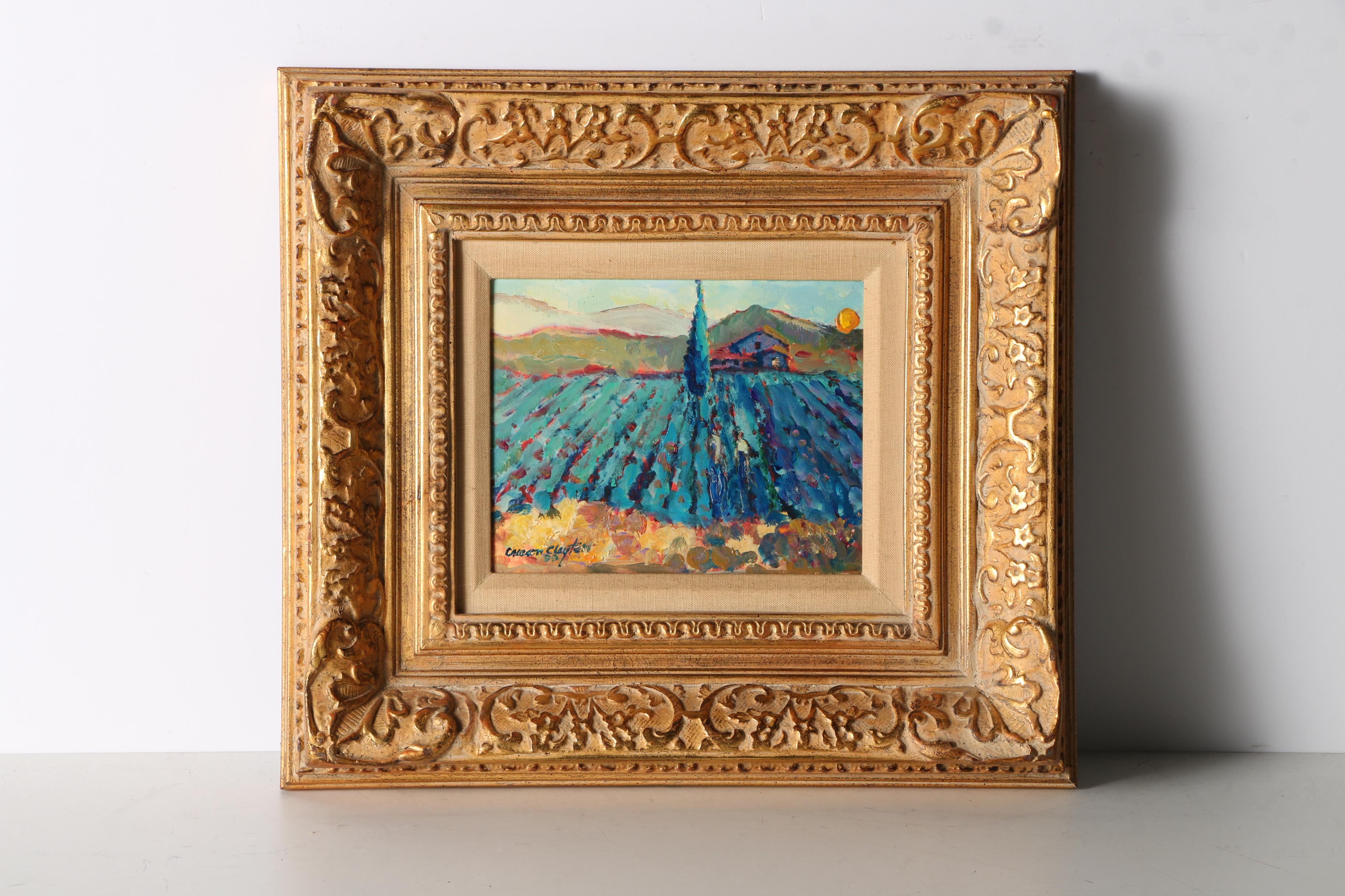 Creason Clayton Oil Paintings "Rosses Vineyard" and "The Vineyard"