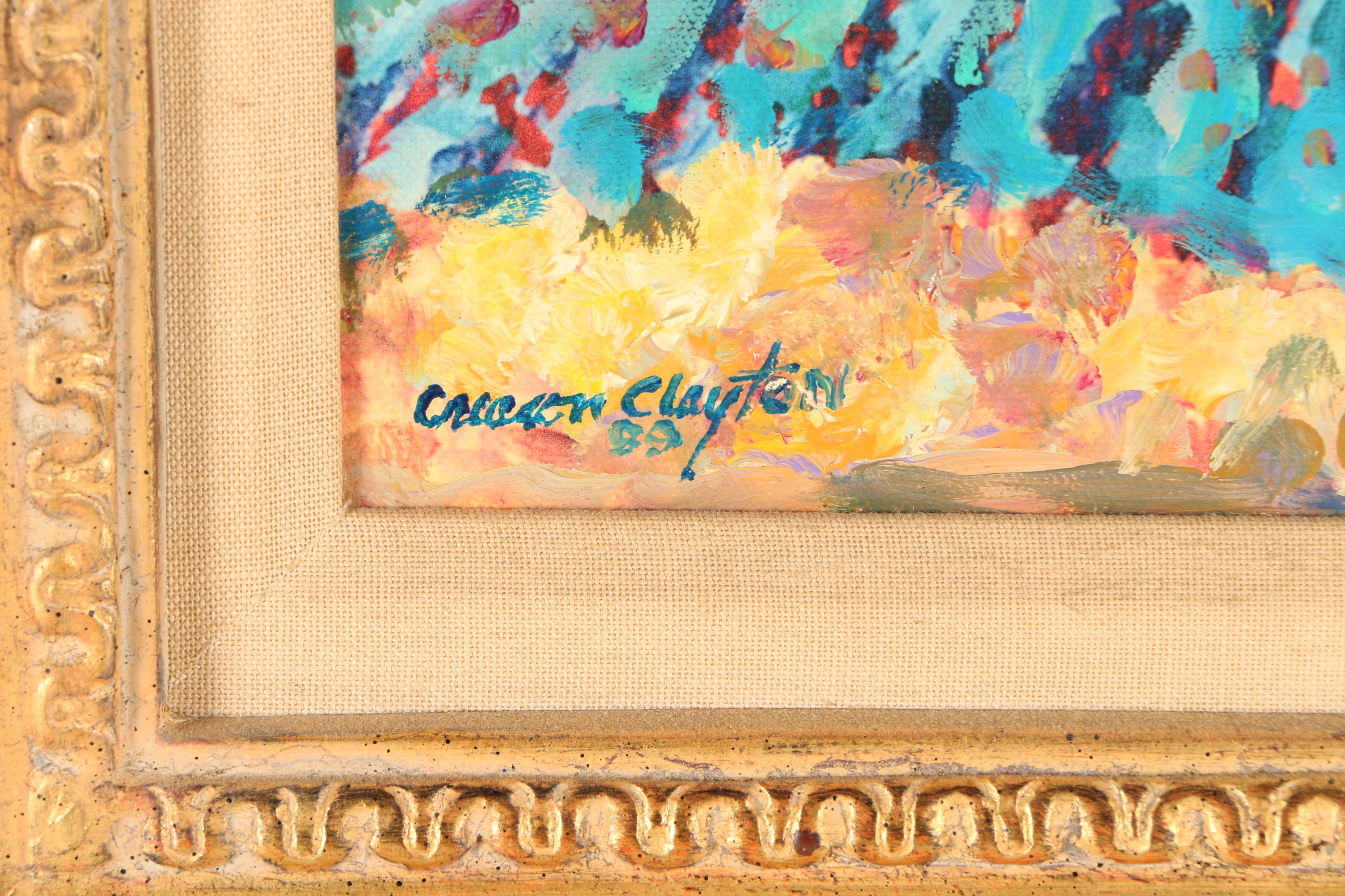 Creason Clayton Oil Paintings "Rosses Vineyard" and "The Vineyard"