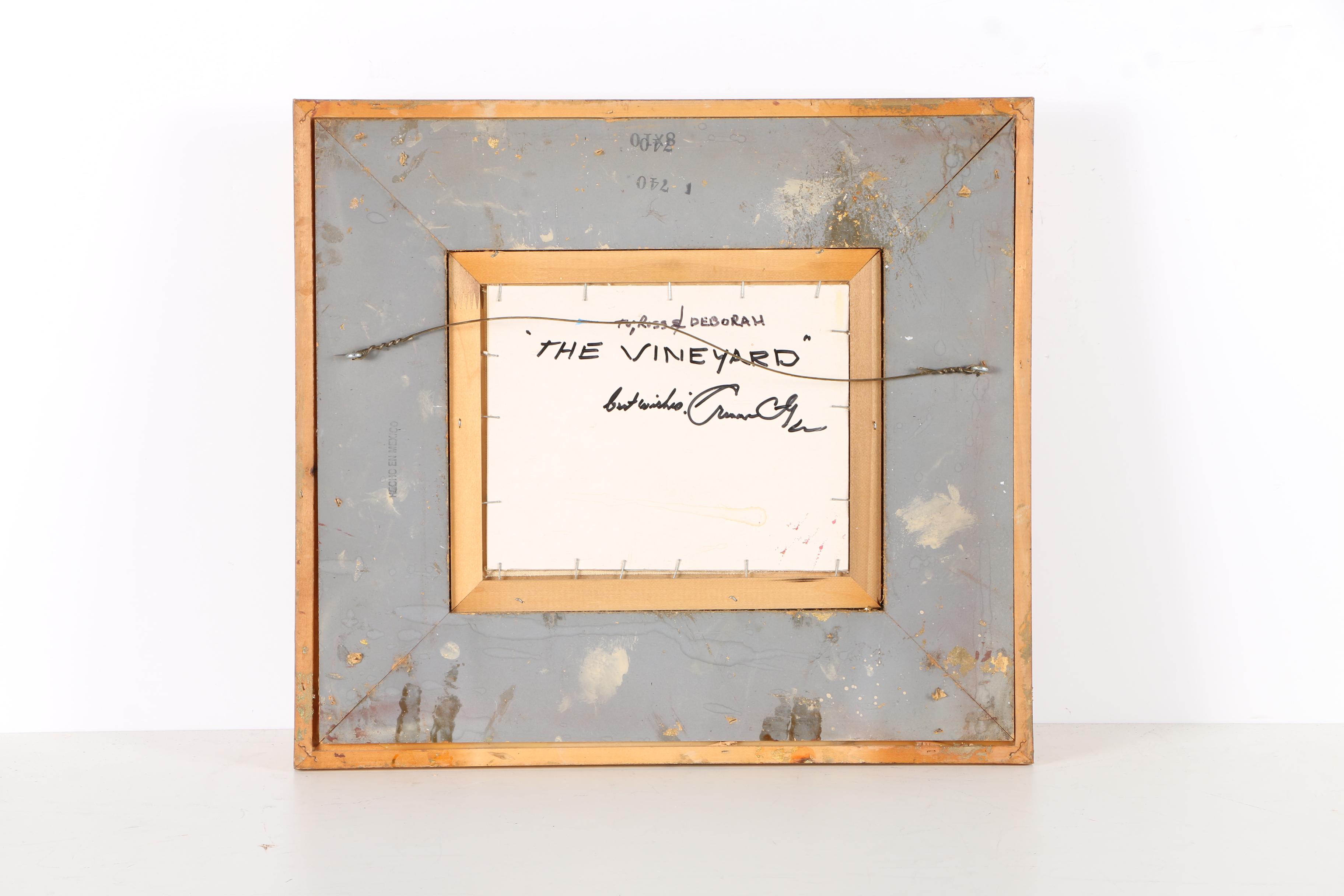 Creason Clayton Oil Paintings "Rosses Vineyard" and "The Vineyard"