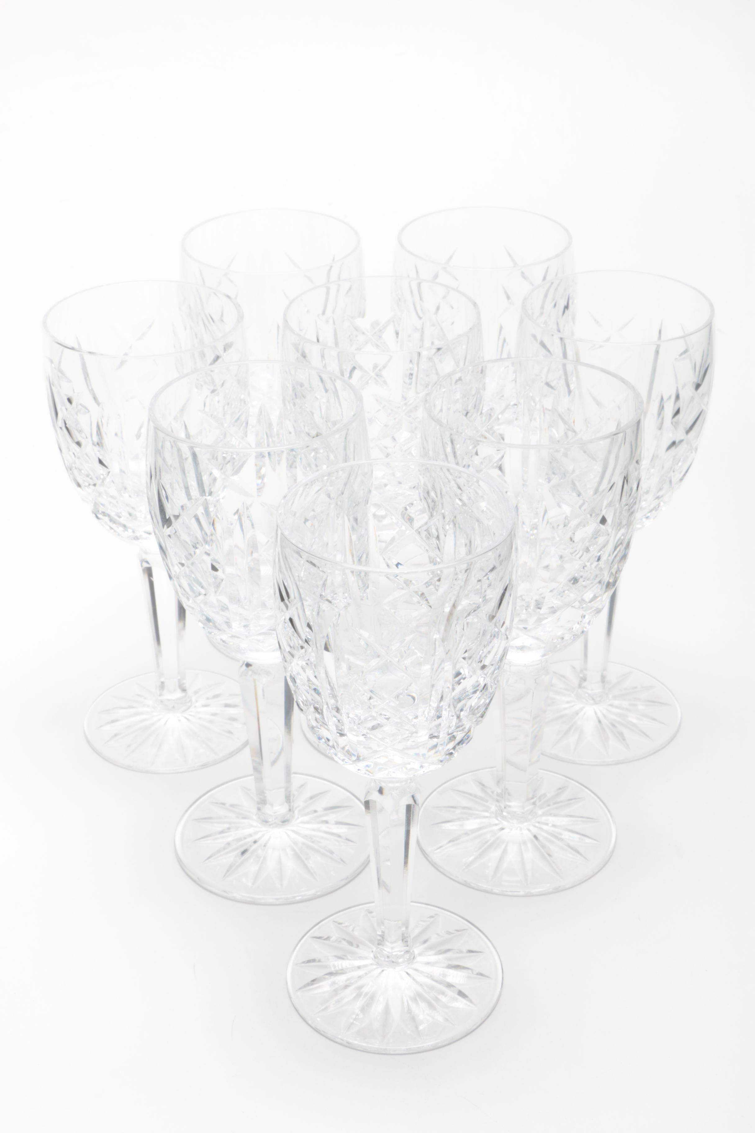 Waterford Crystal "Glengarriff" Claret Glasses