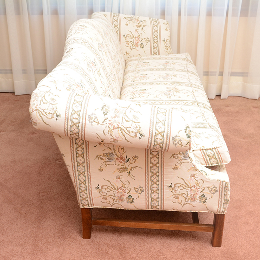 Chippendale Style Camelback Sofa