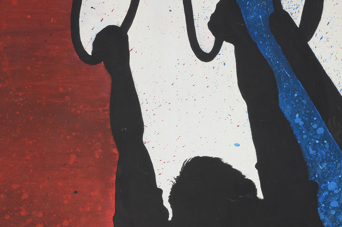 Contemporary Abstract Acrylic Painting on Canvas