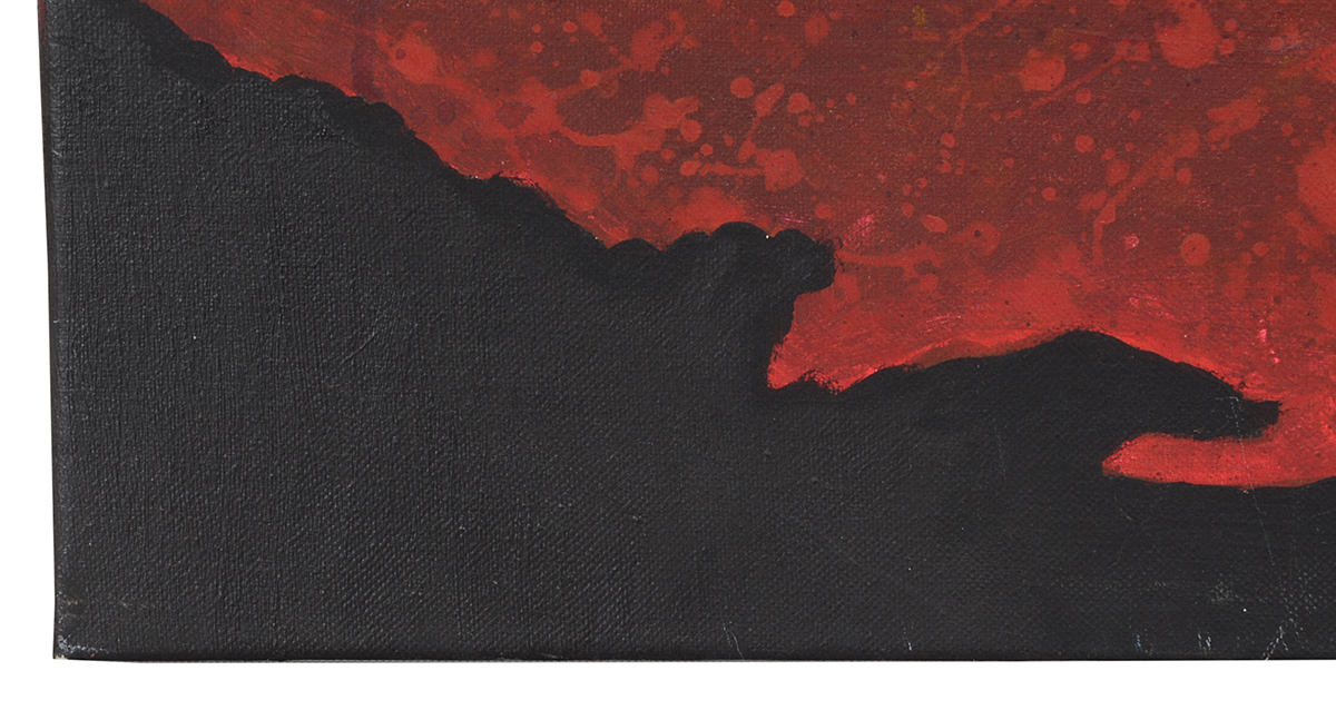 Contemporary Abstract Acrylic Painting on Canvas