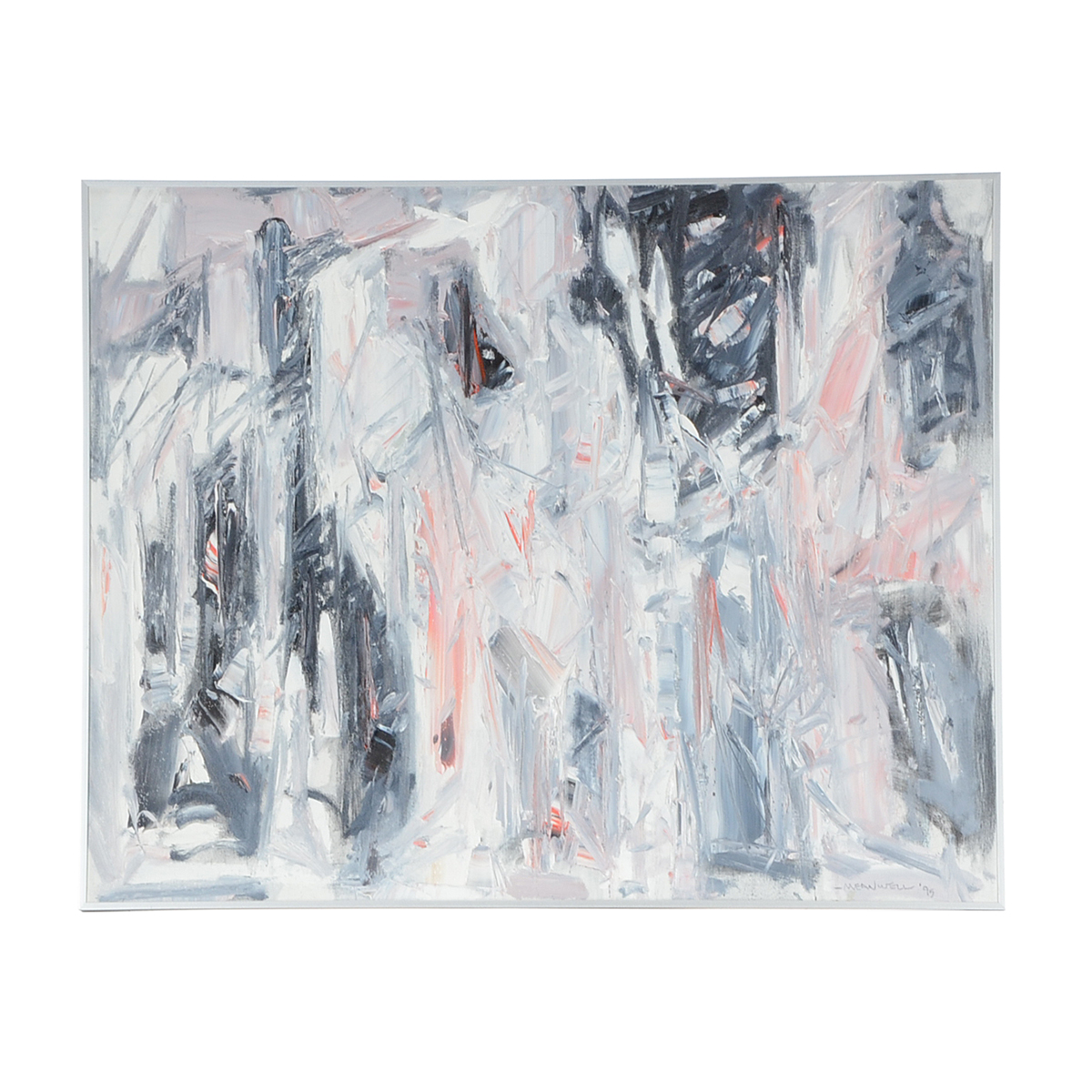 Jack Meanwell 1995 Original Abstract Oil Painting on Canvas