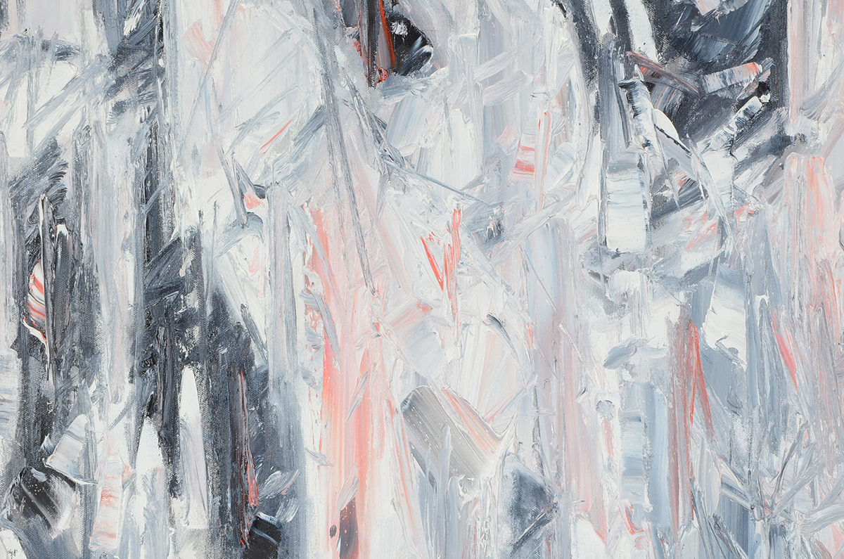 Jack Meanwell 1995 Original Abstract Oil Painting on Canvas