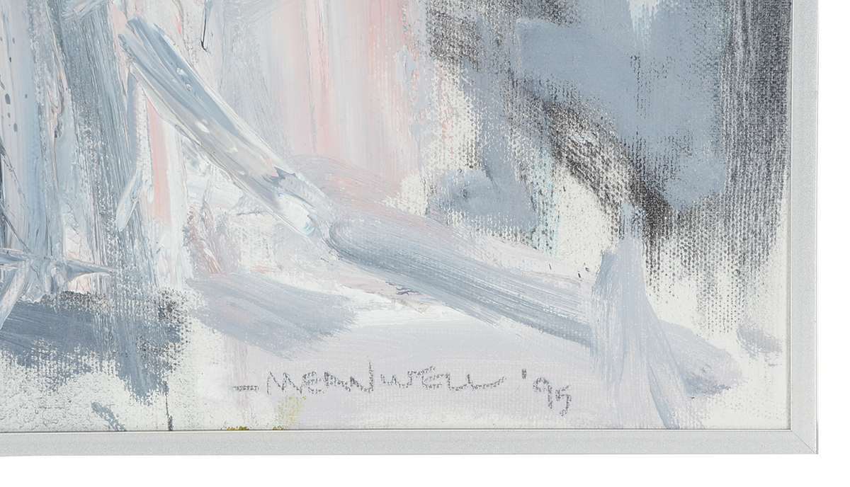 Jack Meanwell 1995 Original Abstract Oil Painting on Canvas