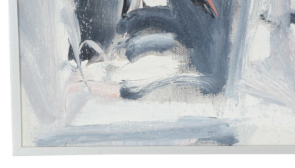 Jack Meanwell 1995 Original Abstract Oil Painting on Canvas