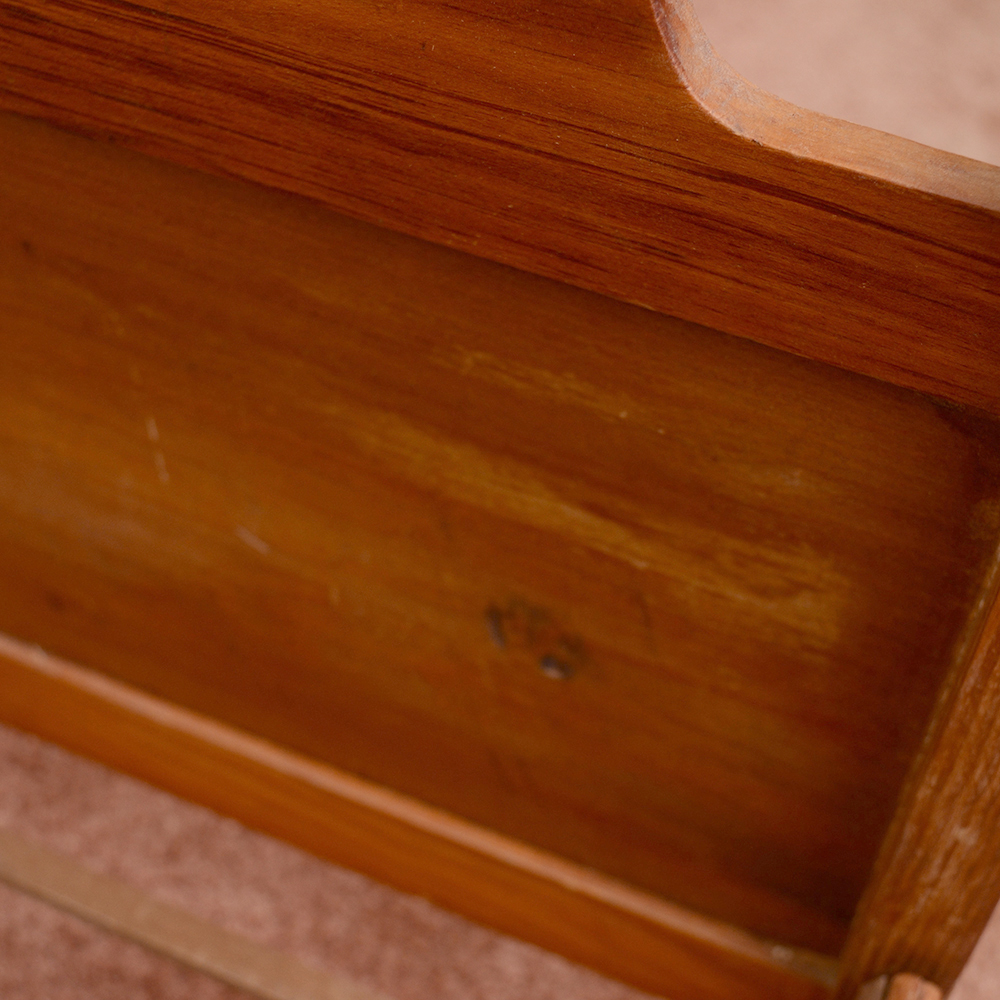 Antique Renaissance Revival Style Wooden Doll Bed