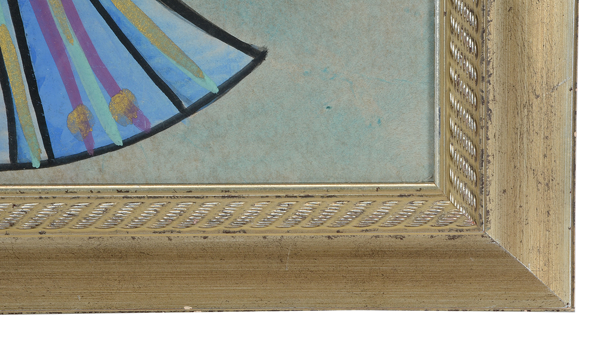 Jose Maria de Servin Original Vintage Gouache on Paper Still Life