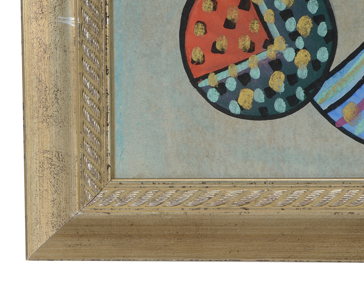 Jose Maria de Servin Original Vintage Gouache on Paper Still Life