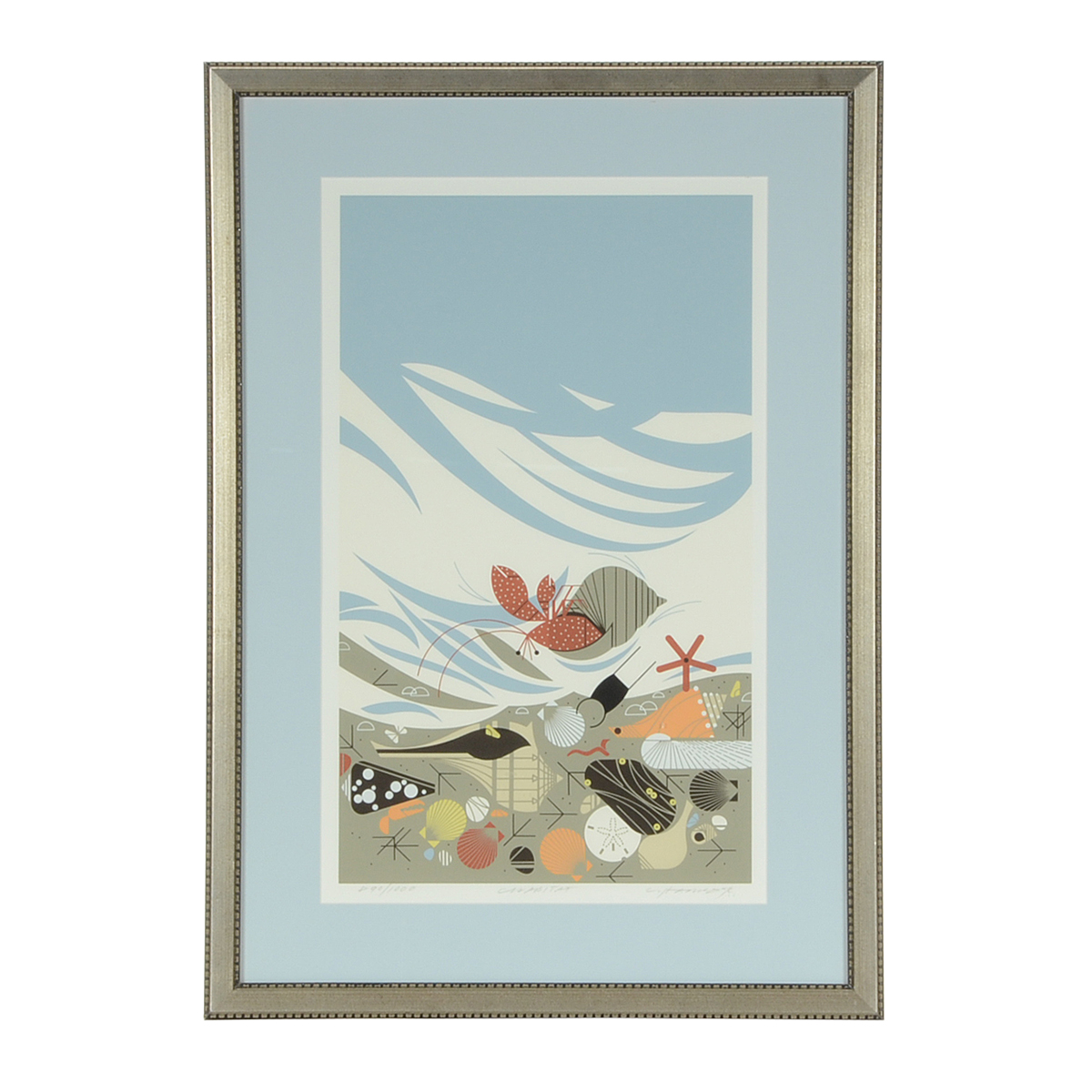 Charley Harper Signed Limited Edition Serigraph "Crabitat"