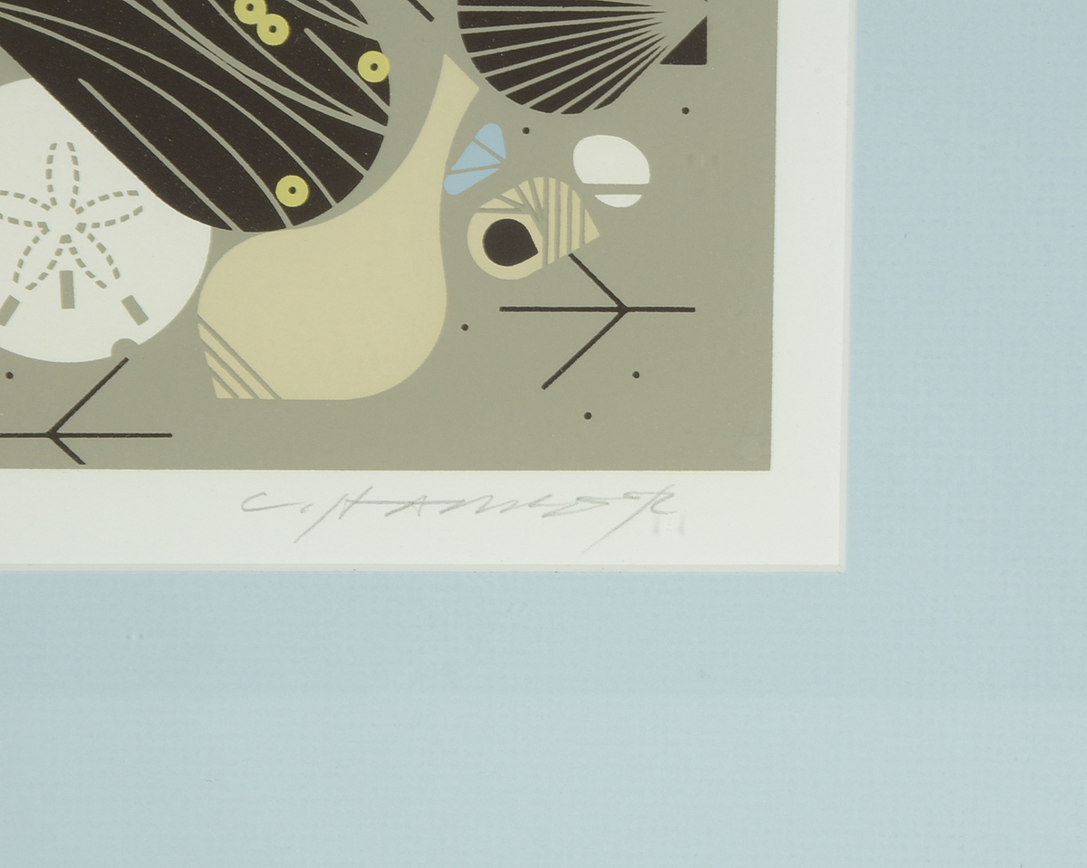 Charley Harper Signed Limited Edition Serigraph "Crabitat"