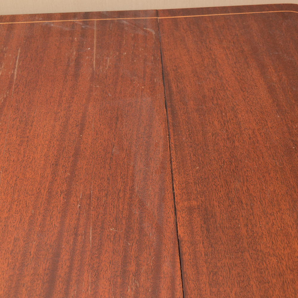 Hepplewhite Style Mahogany Drop Leaf Table By Brandt
