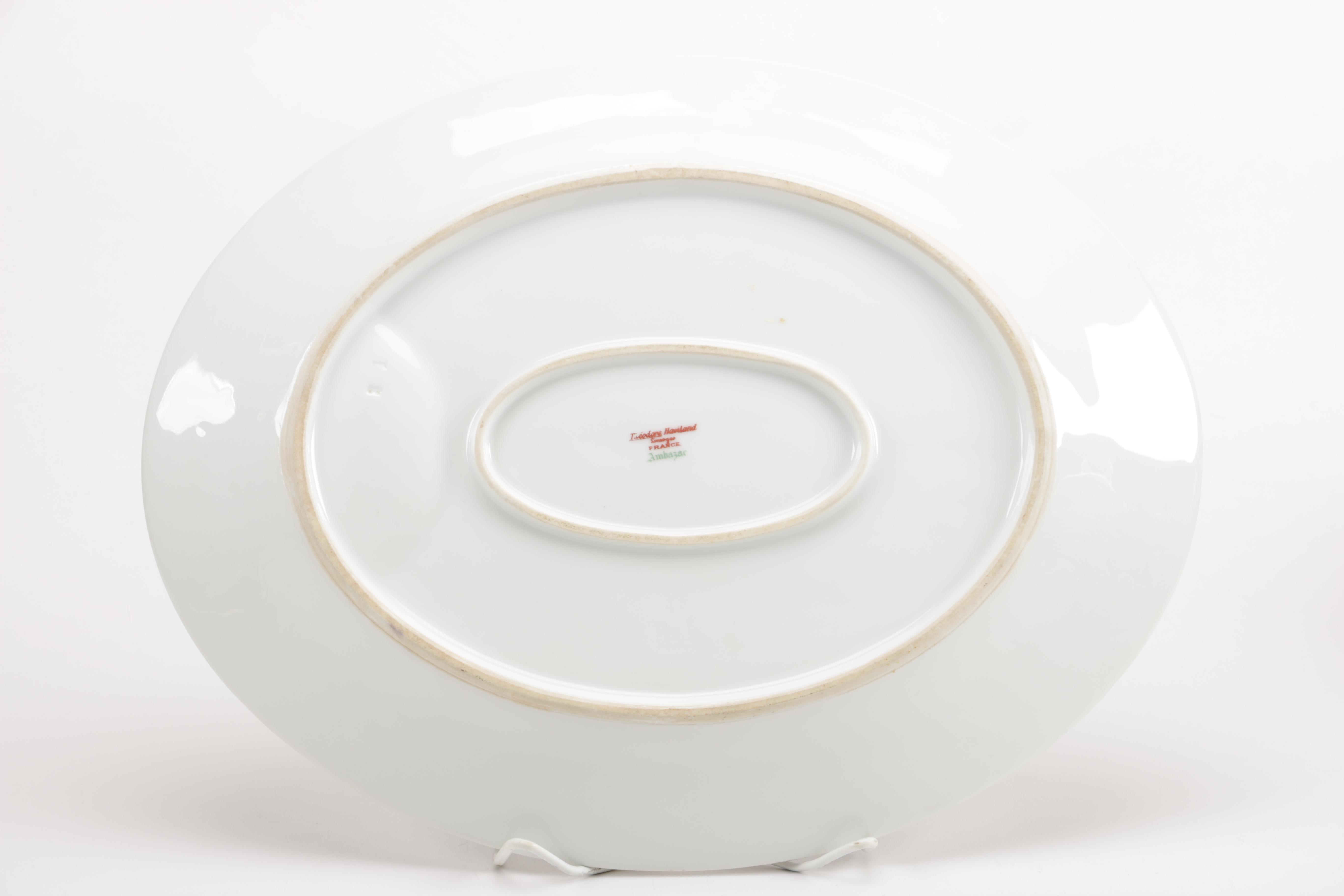 Vintage Theodore Haviland Limoges "Ambazar" Porcelain Dinner Service