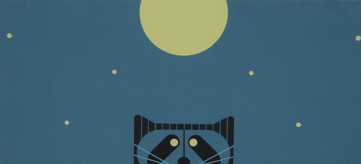 Charley Harper Signed Limited Edition Serigraph "Raccpack"