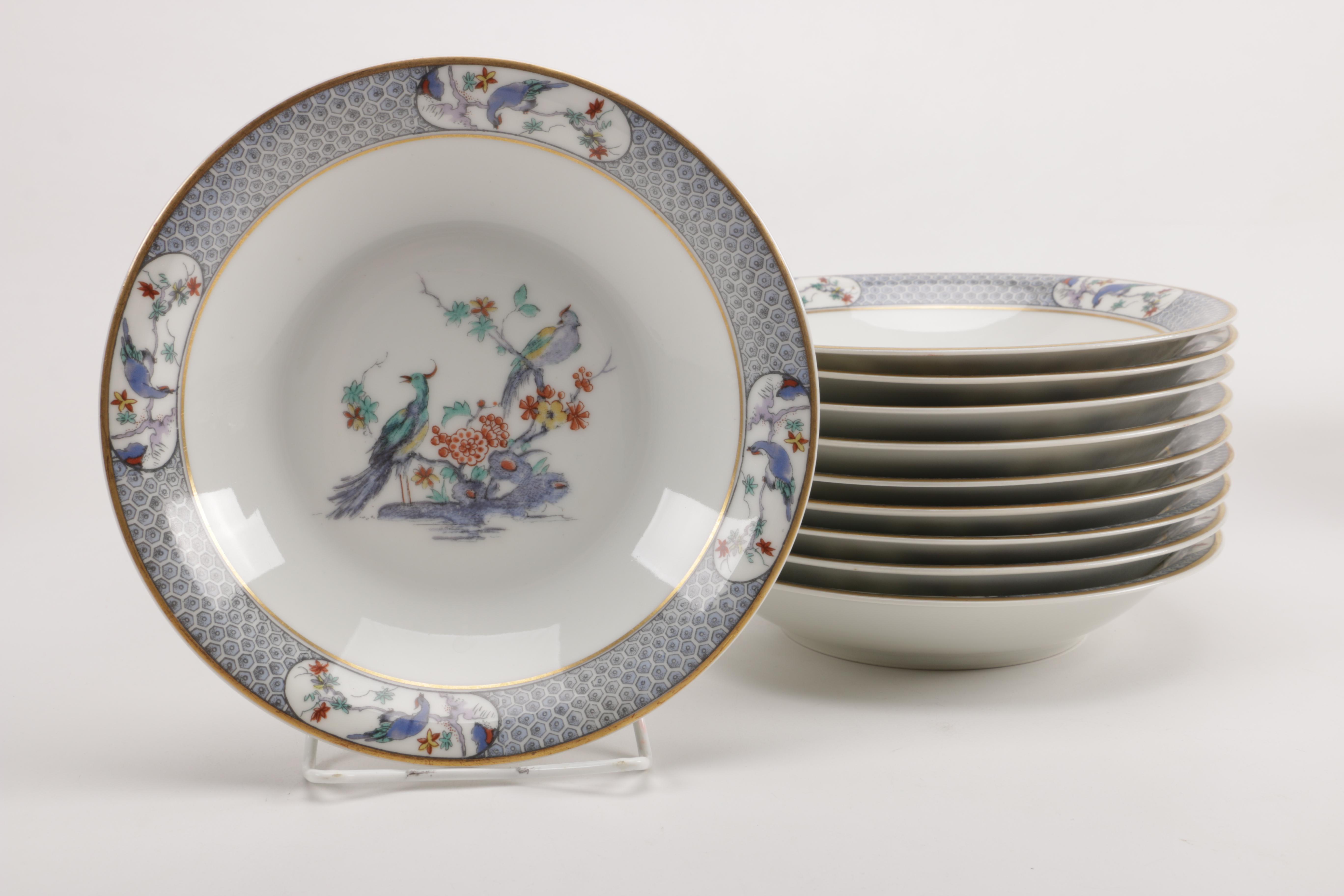 Vintage Theodore Haviland Limoges "Ambazar" Porcelain Dinner Service