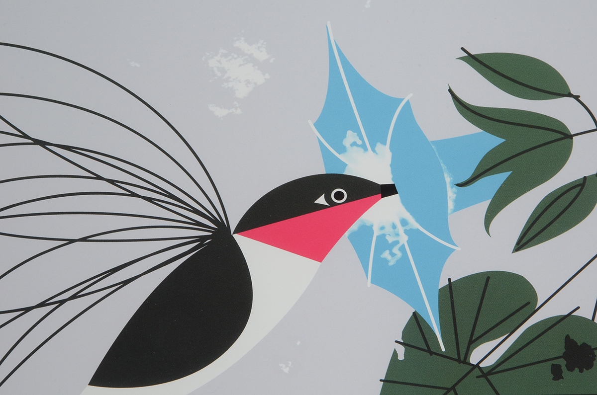 Offset Lithograph After Charley Harper's "Little Sipper"