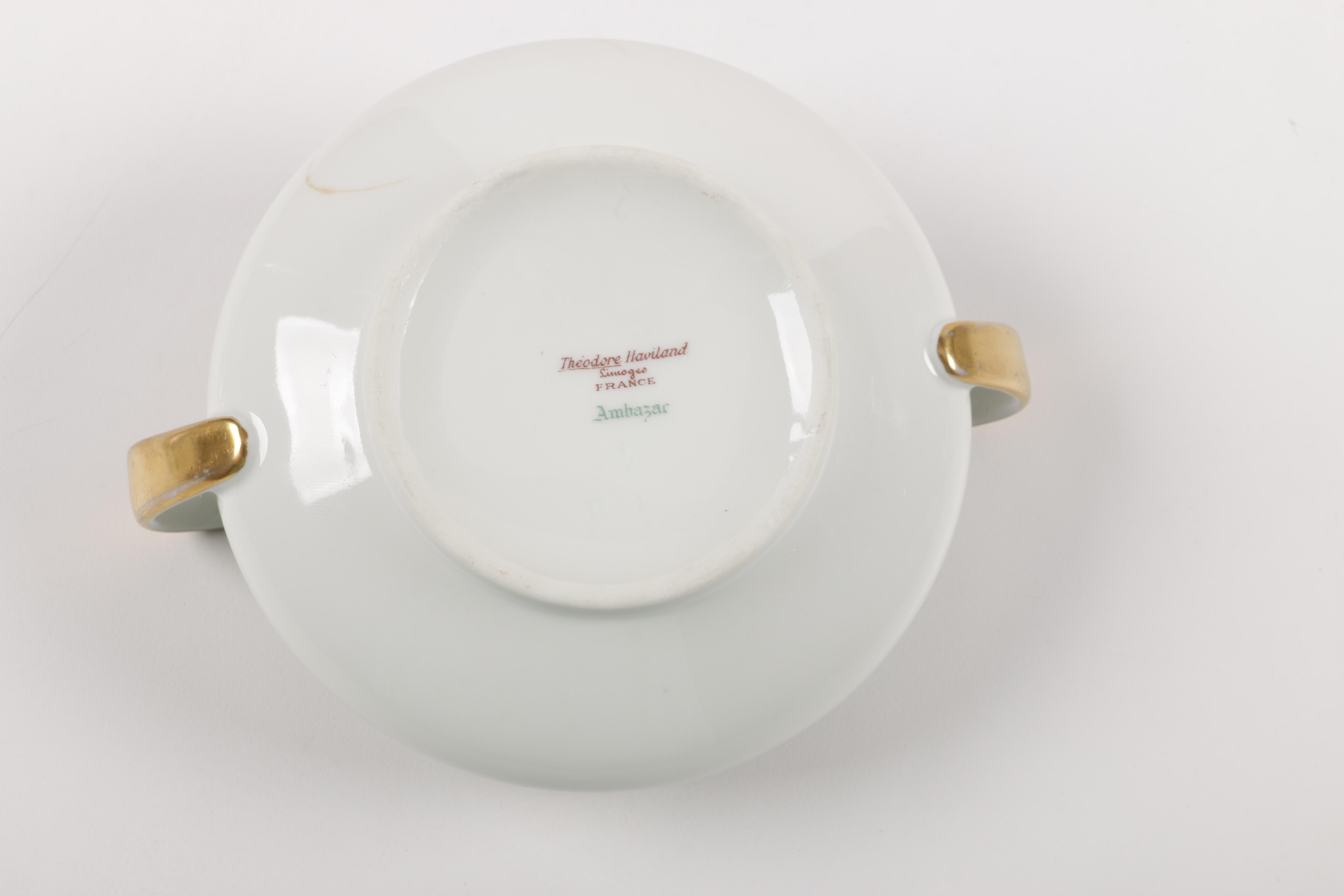 Vintage Theodore Haviland Limoges "Ambazar" Porcelain Dinner Service