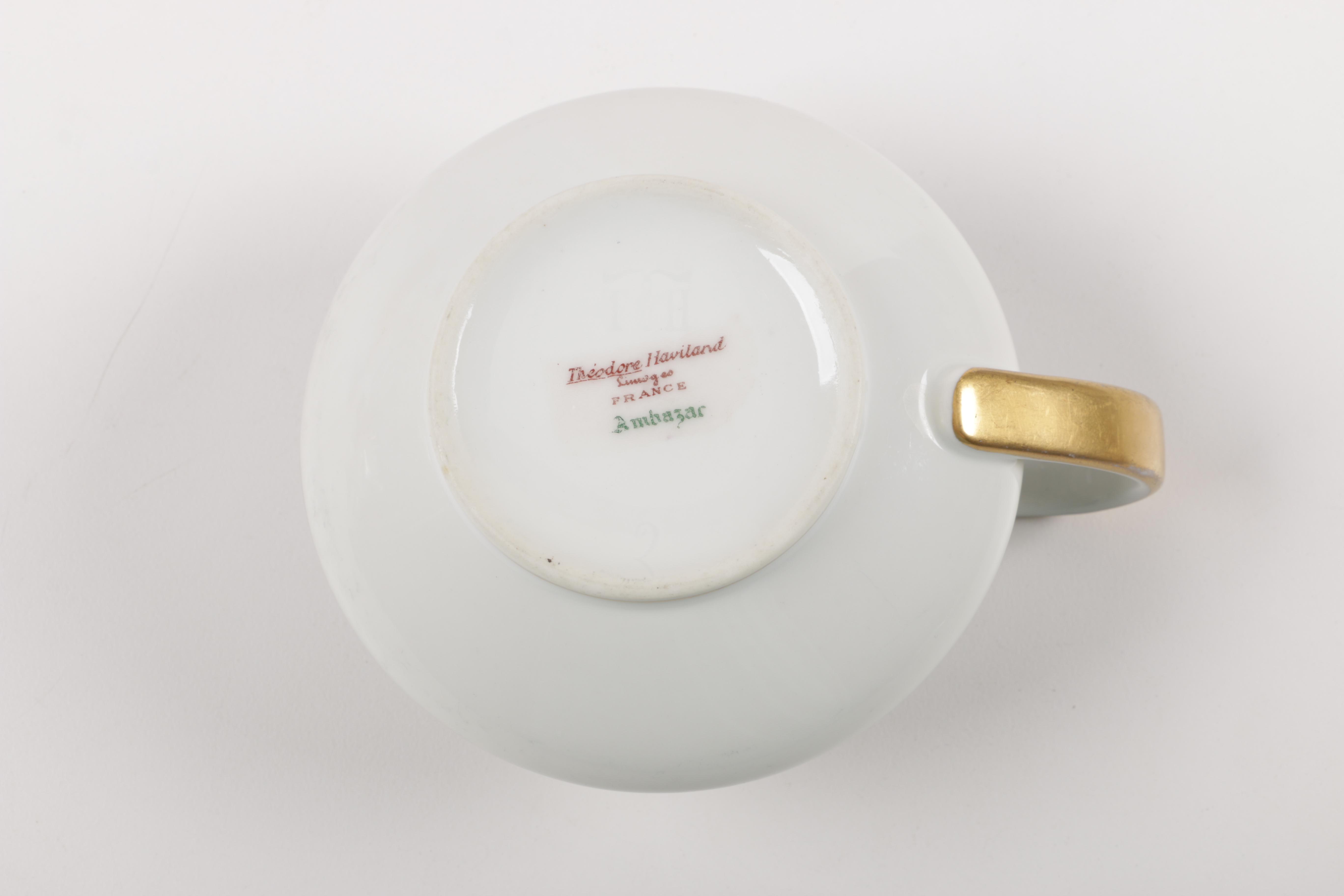 Vintage Theodore Haviland Limoges "Ambazar" Porcelain Dinner Service