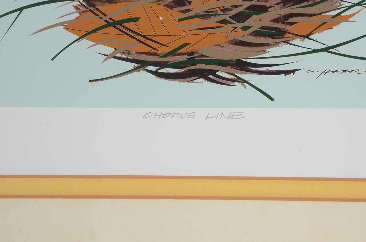 Offset Lithograph After Charley Harper's "Chorus Line"