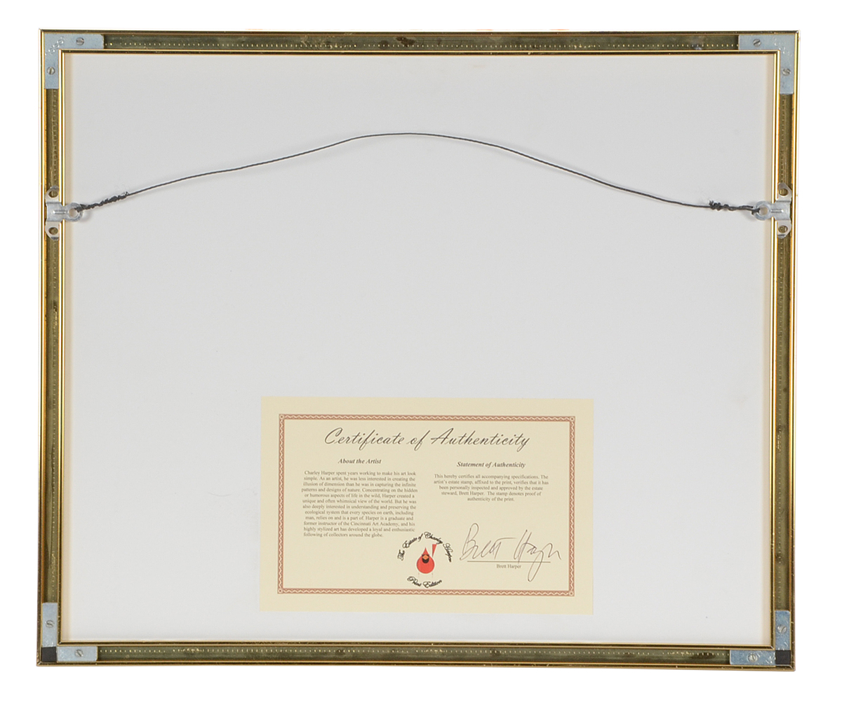 Offset Lithograph After Charley Harper's "Chorus Line"