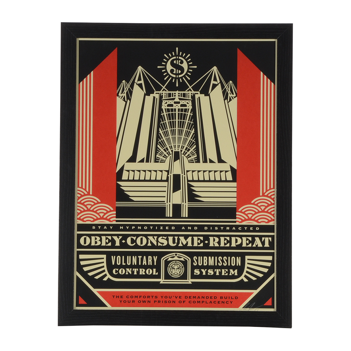 Shepard Fairey Signed Limited Edition Serigraph "Church of Consumption"