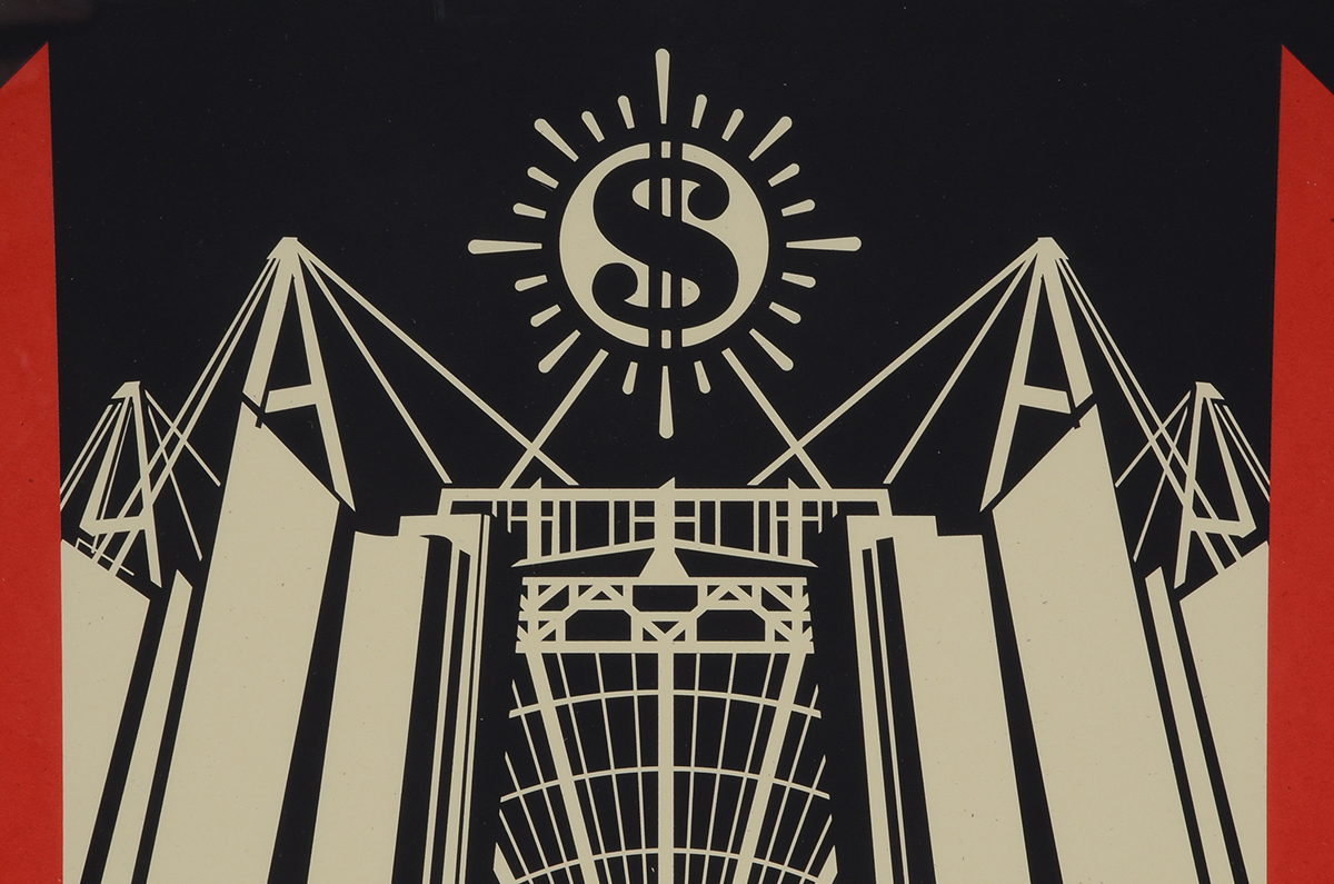 Shepard Fairey Signed Limited Edition Serigraph "Church of Consumption"