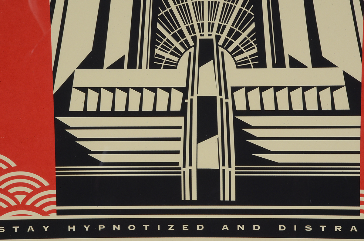 Shepard Fairey Signed Limited Edition Serigraph "Church of Consumption"