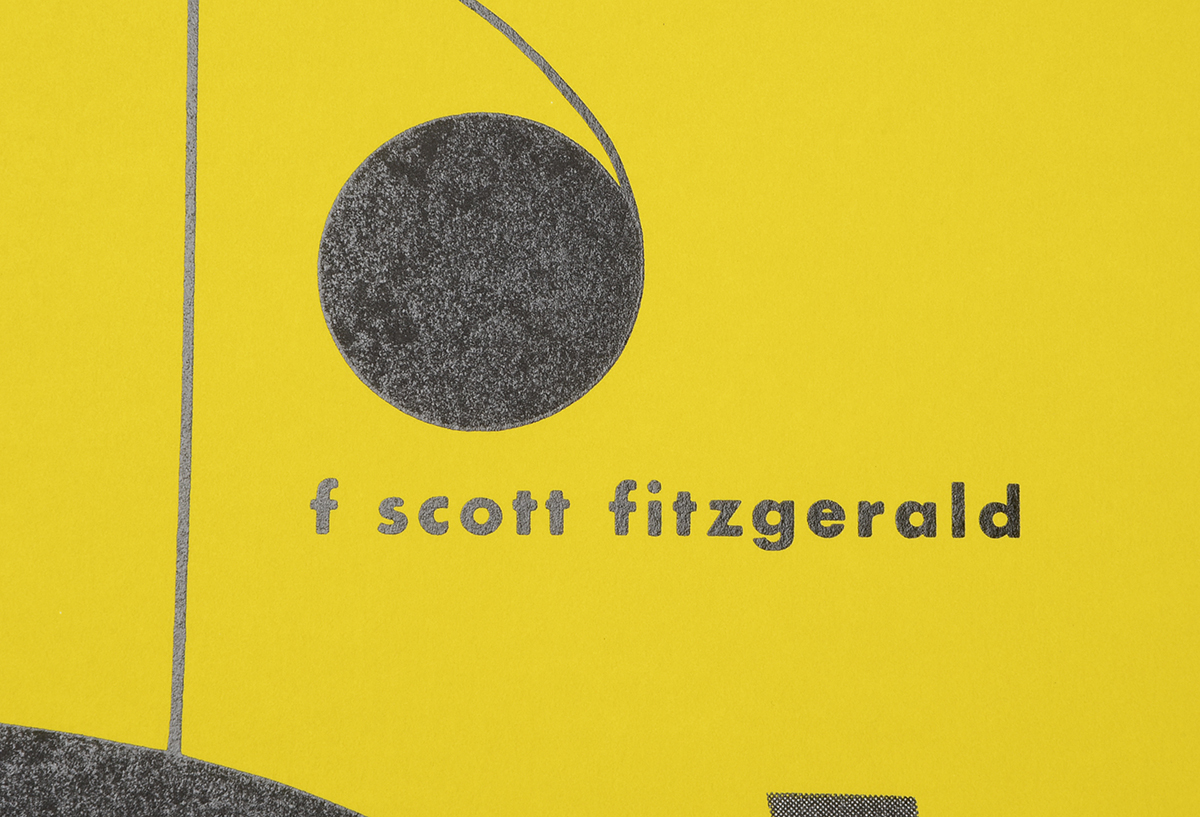 Limited Edition Serigraph of Alvin Lustig "The Great Gatsby" Cove