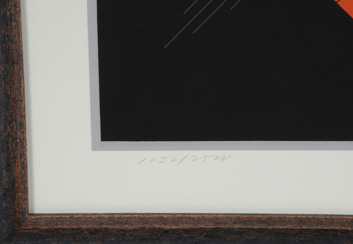 Charley Harper Signed Limited Edition Serigraph "Seeing Red"