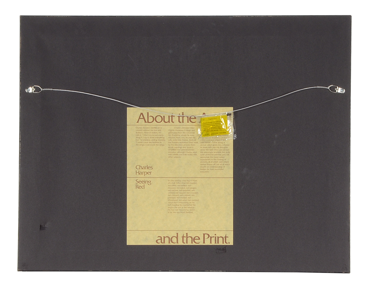 Charley Harper Signed Limited Edition Serigraph "Seeing Red"