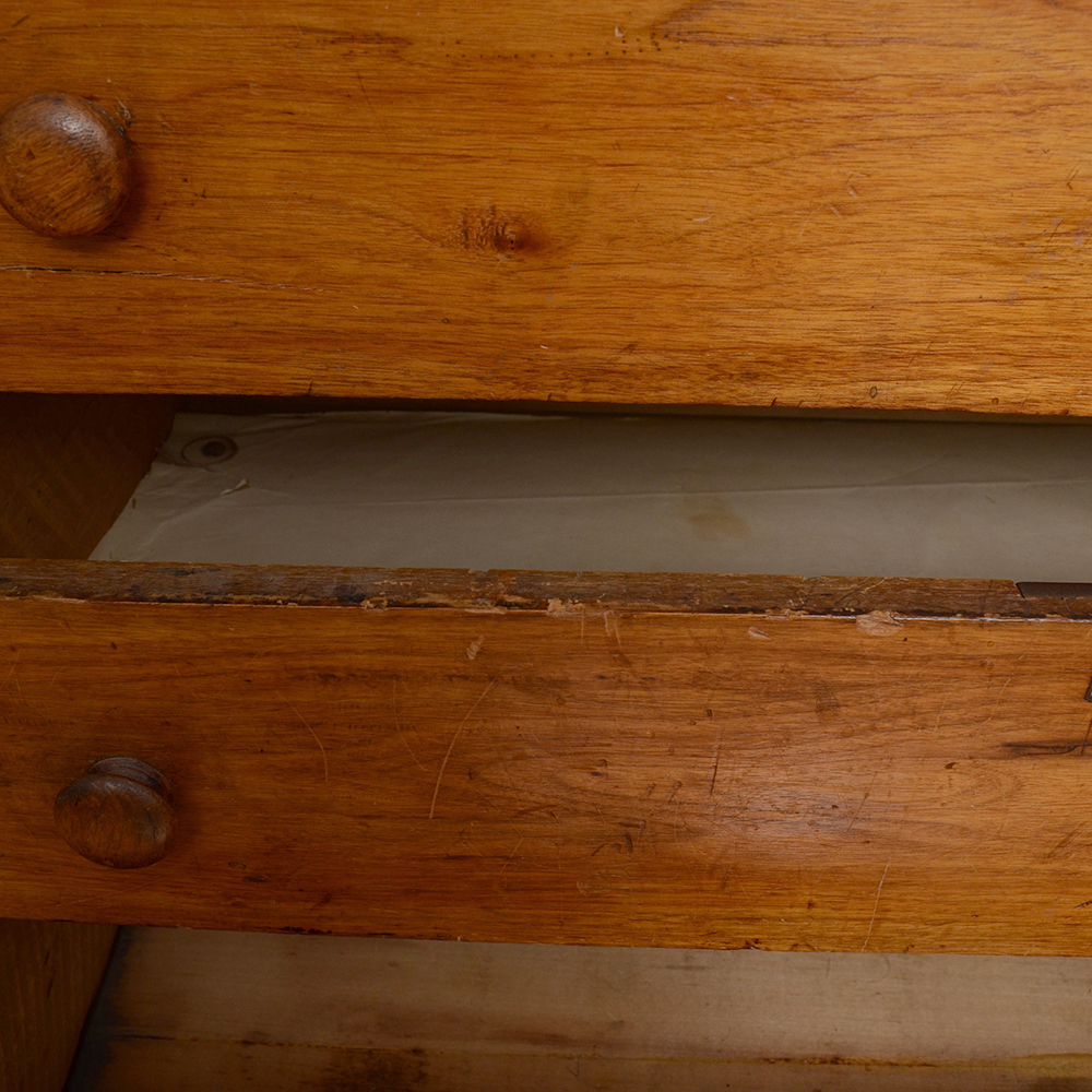 Antique American Butternut Chest of Drawers, c. 1860