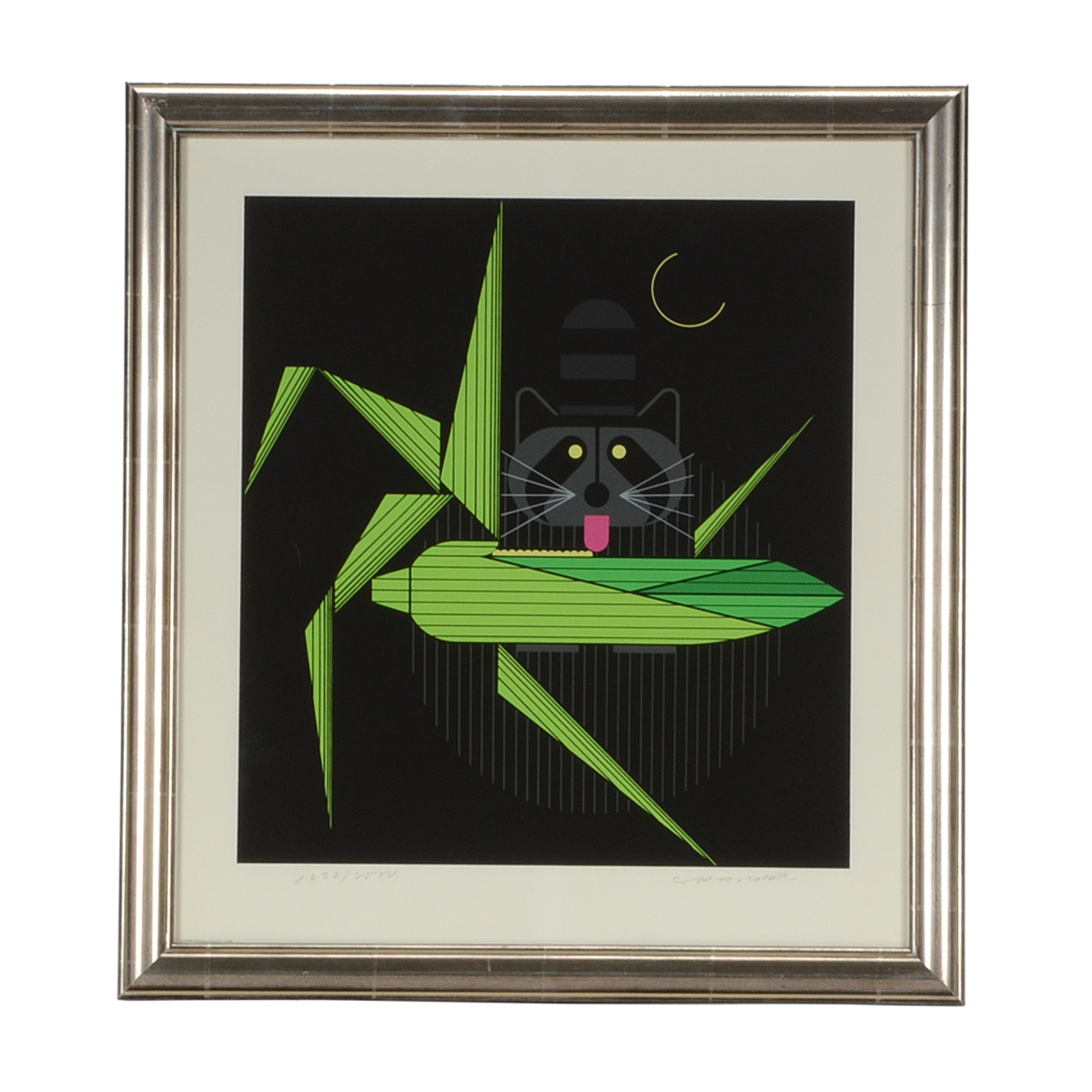 Charley Harper Signed Limited Edition Serigraph "Cornprone"