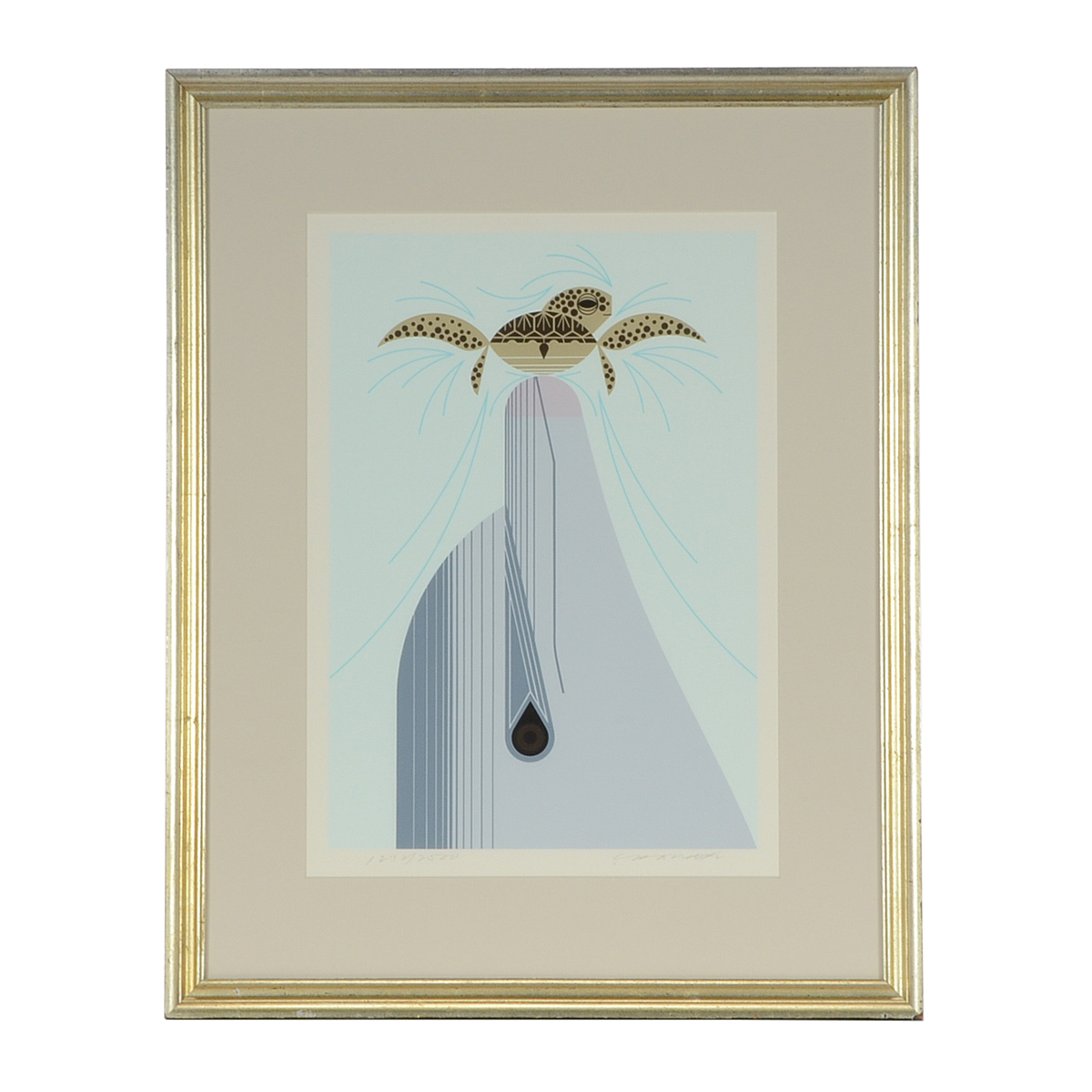 Charley Harper Signed Limited Edition Serigraph "Dolfun"