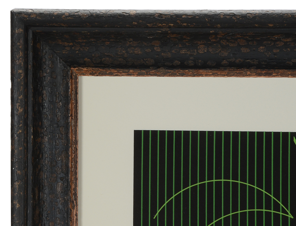 Charley Harper Signed Limited Edition Serigraph "Frog Eat Frog"