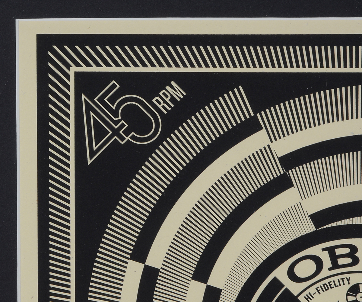 Shepard Fairey Signed Limited Edition Serigraph from "50 Shades of Black"