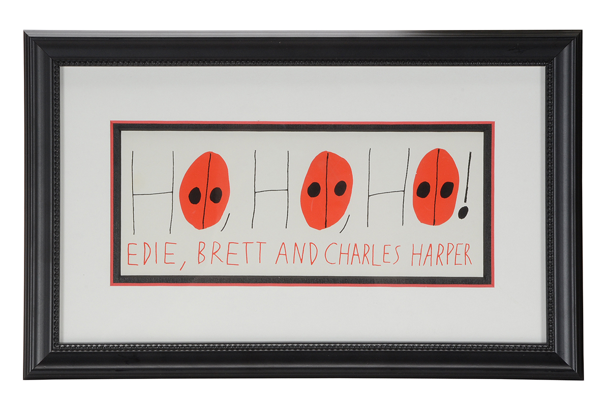 Pair of Collaborative Holiday Serigraphs from Edie, Brett, and Charley Harper