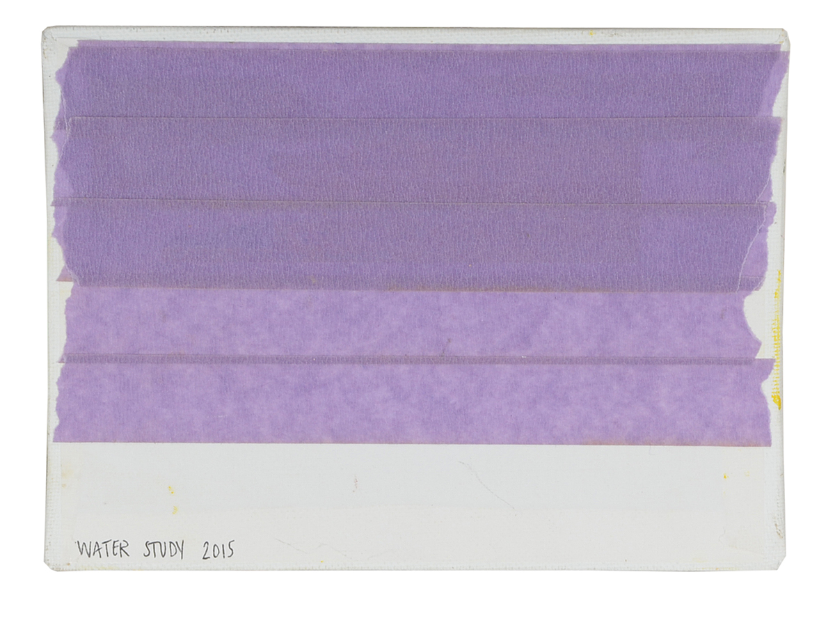 Original 2015 Oil Painting on Academy Board "Water Study"