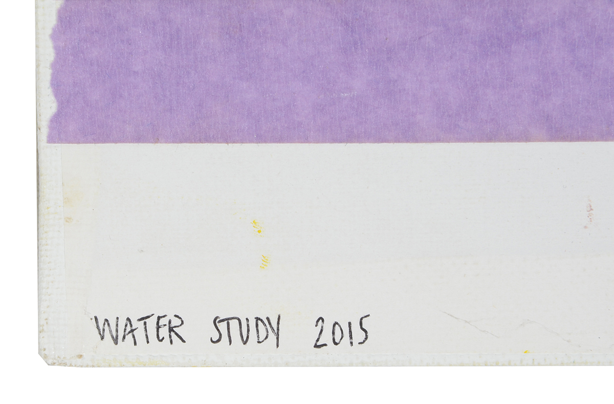 Original 2015 Oil Painting on Academy Board "Water Study"