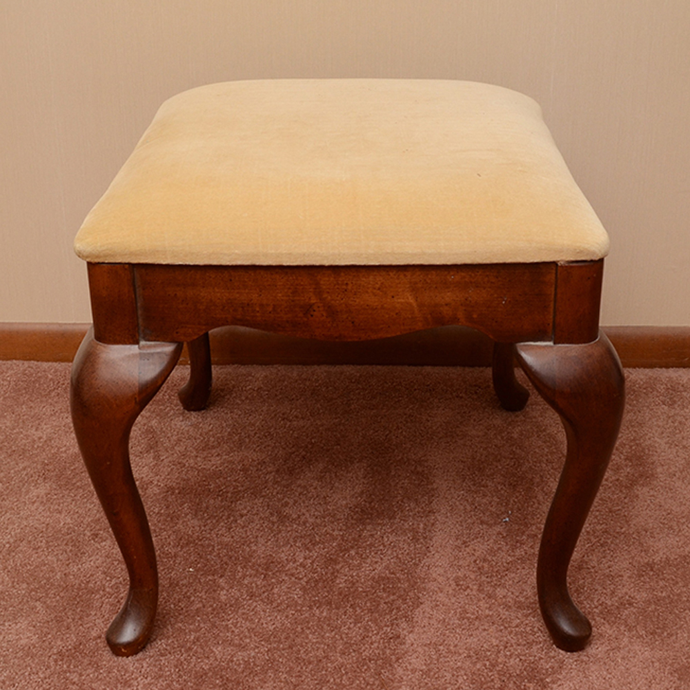 Queen Anne Style Footstool by American Drew