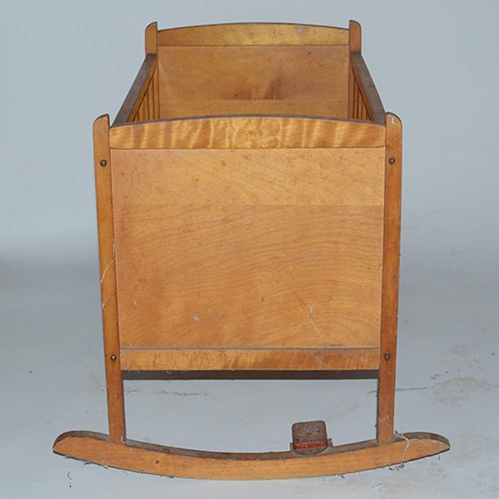 Vintage Wooden Doll Crib