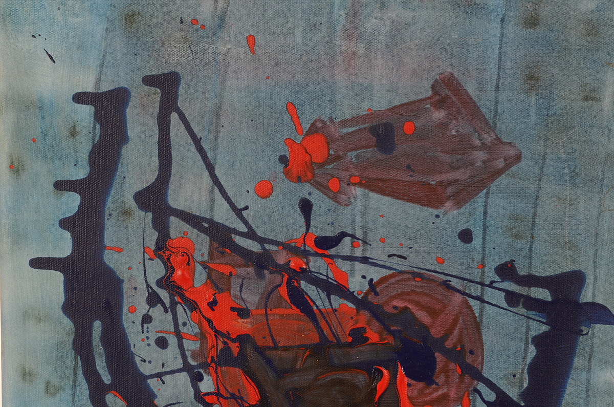 David Gossard Original Contemporary Acrylic and Latex on Canvas